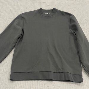 Zara Mens Gray Crewneck Sweatshirt